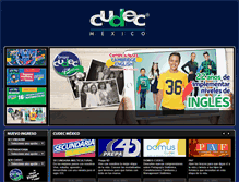 Tablet Screenshot of cudec.edu.mx
